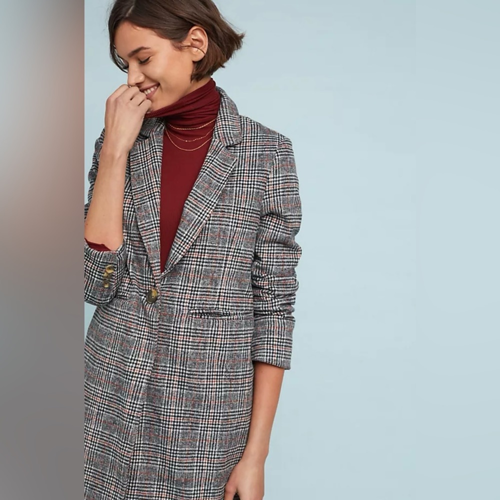 Reiko Marco Plaid Coat